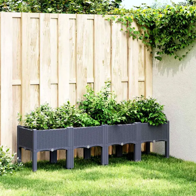 Duurzame plantenbak voor klimplanten in tuin of op terras