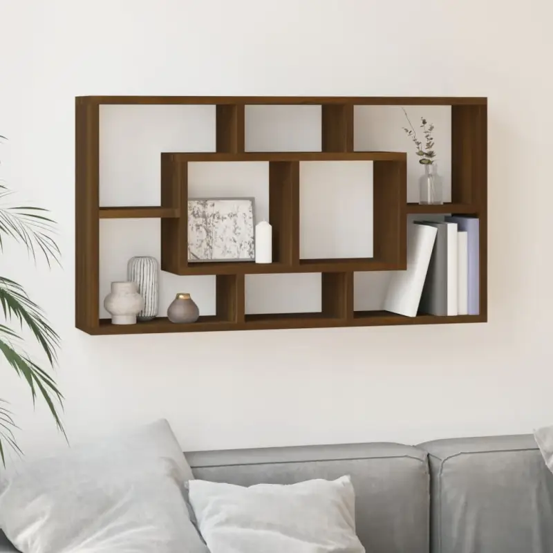 Duurzame wandplank voor boeken en decoratie