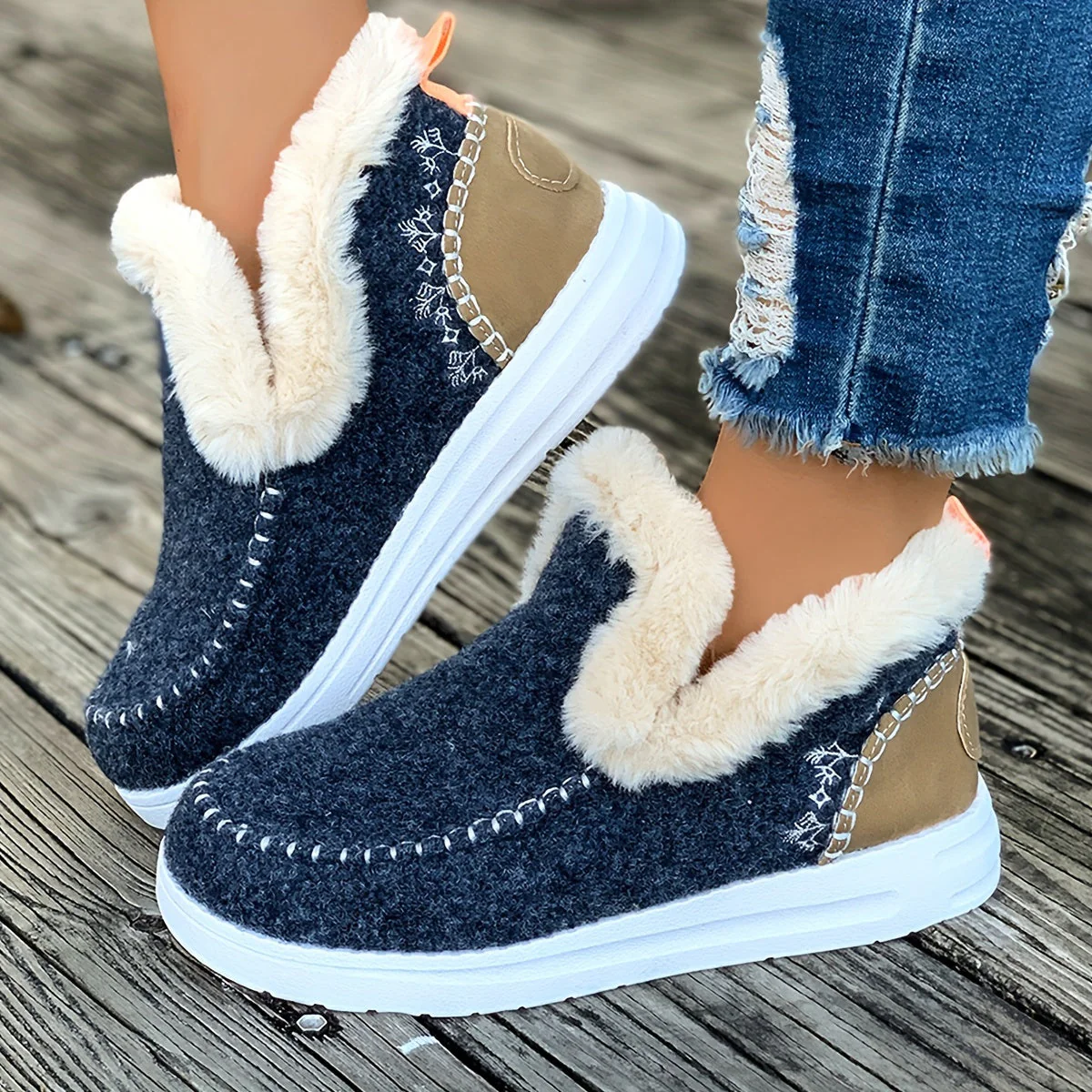 Knusse DamesWarmte Pantoffels PlucheZacht – Winterpantoffels met Antislip