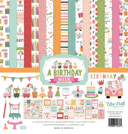 Echo Park – A Birthday Wish Girl 12×12