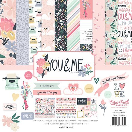 Echo Park –  you me 12×12 inch collection kit