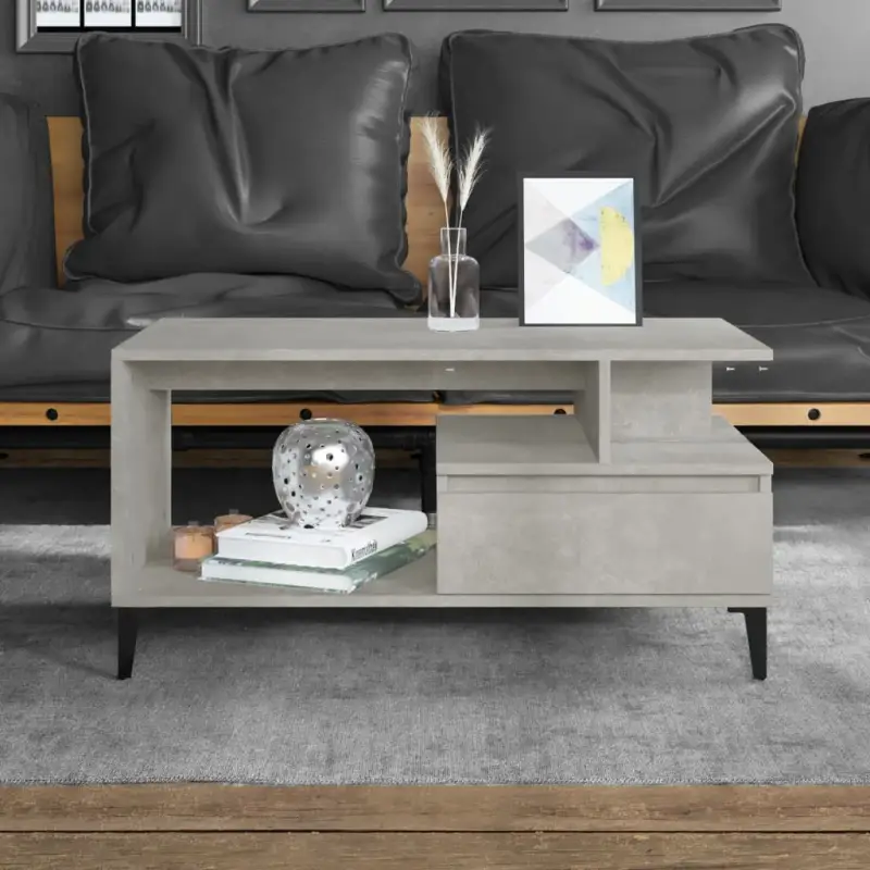 Echte salontafel met bewerkt hout voor een tijdloos interieur