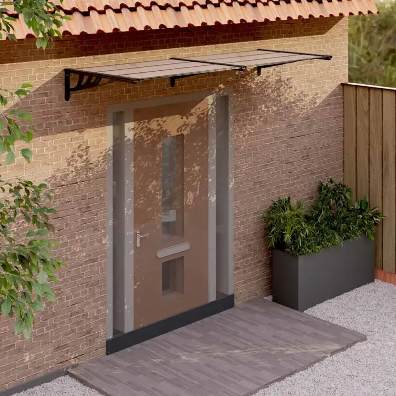 Eenvoudige installatie van duurzame deurluifel voor alle weersomstandigheden