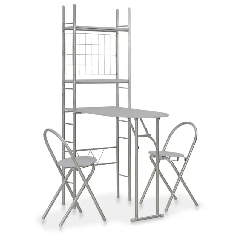Eetkamerset met afmetingen tafel en stoelen voor binnen en buiten