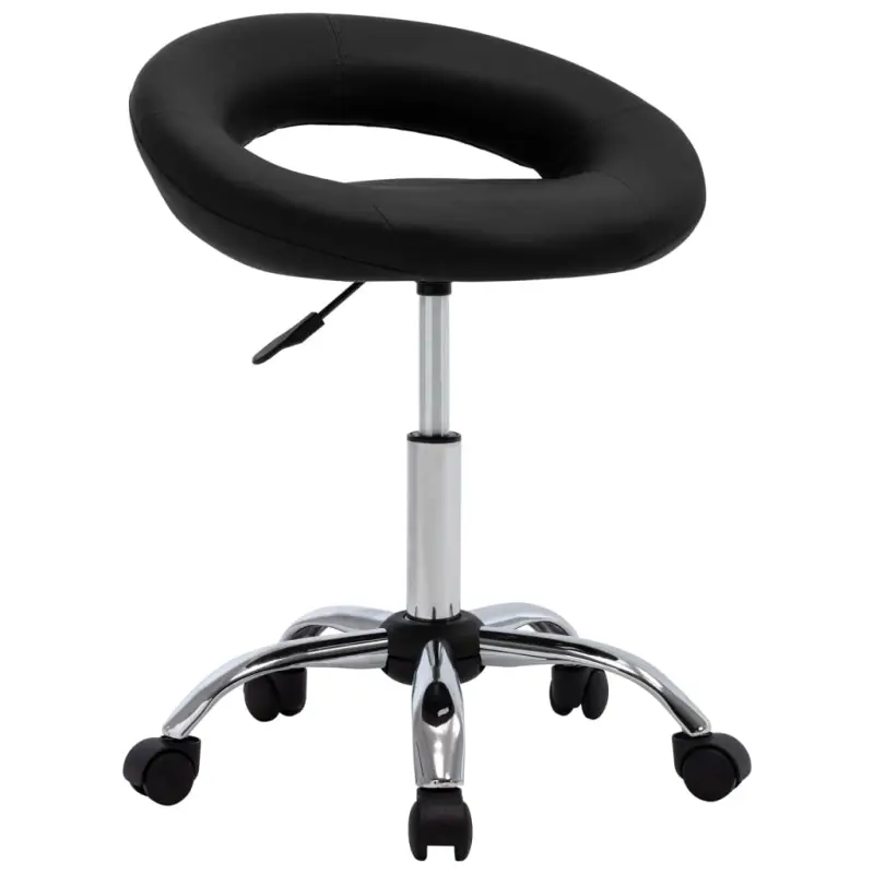 Eetkamerstoelen met graden draaibaar en verchroomd staal design