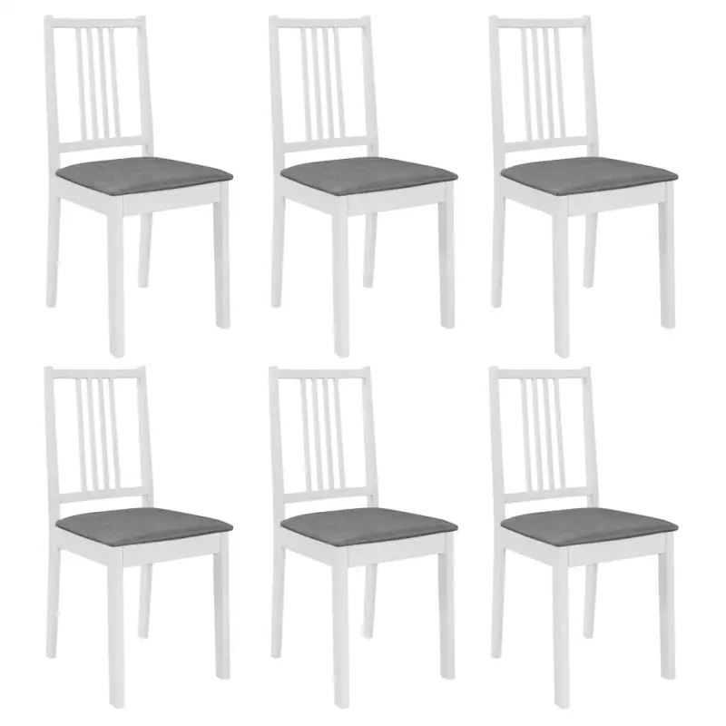 Eetkamerstoelen set met massief hout en comfortabele rugleuningen