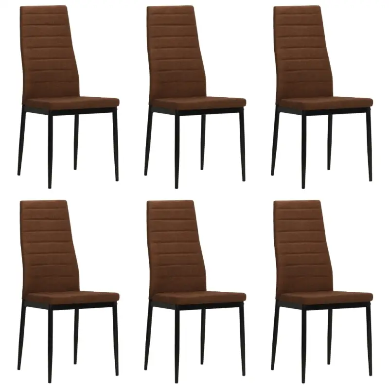Eetkamerstoelen Set van 6 levering bevat eigentijds en duurzaam ontwerp