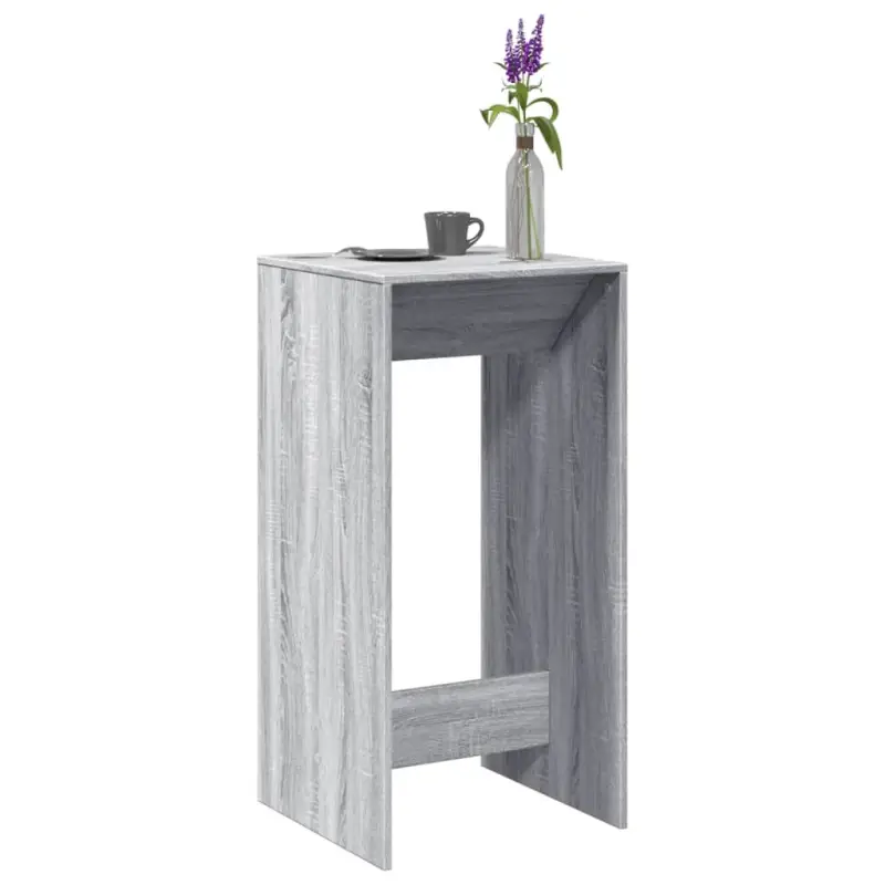 Eettafel van bewerkt hout in Grijs Sonoma voor duurzame stijl