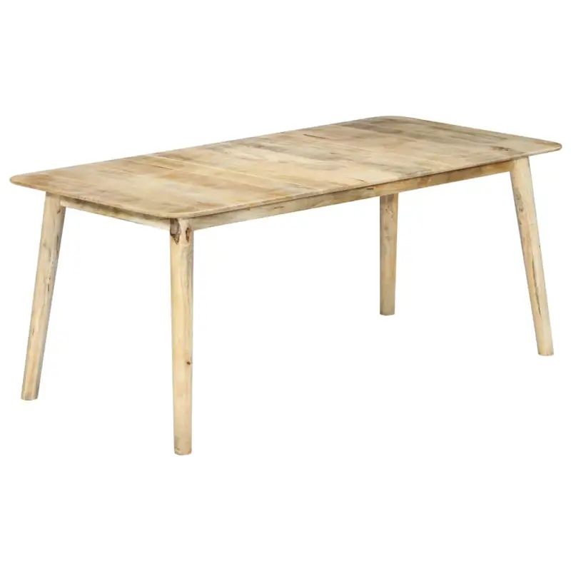 Eettafel van massief mangohout met klassiek ontwerp