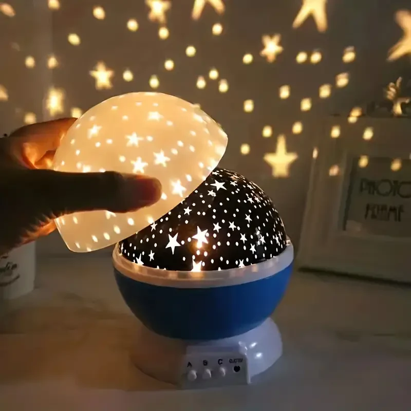 Luna Sterrenprojector Nachtlamp – Met Muziek en Kleurrijke Lichtshow