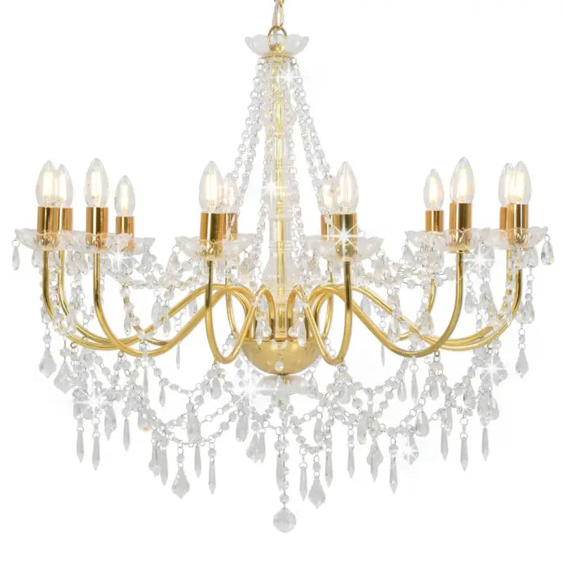 Elegante Kristallen Chandelier voor een opvallende interieurstijl