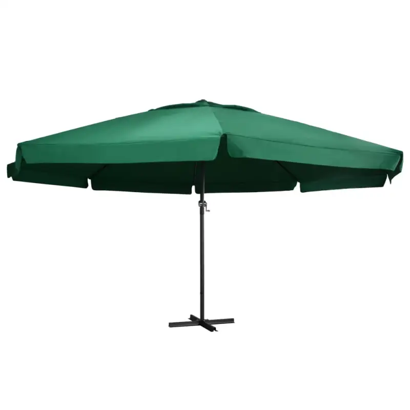 Elegante parasol met aluminium paal voor shade en uv-bescherming