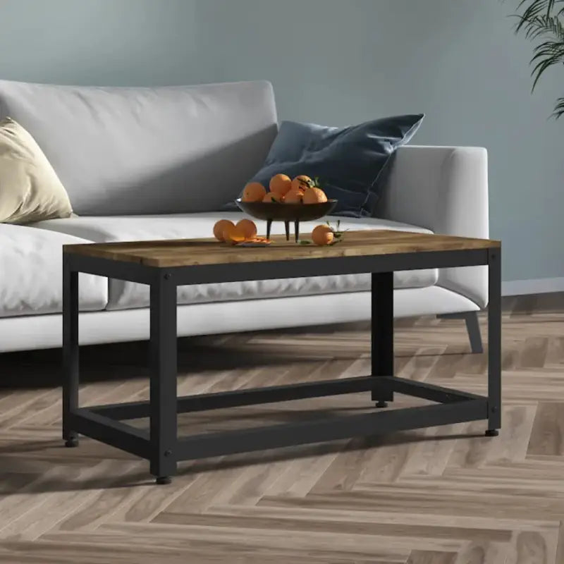 Elegante Salontafel met Sterk Ijzeren Frame