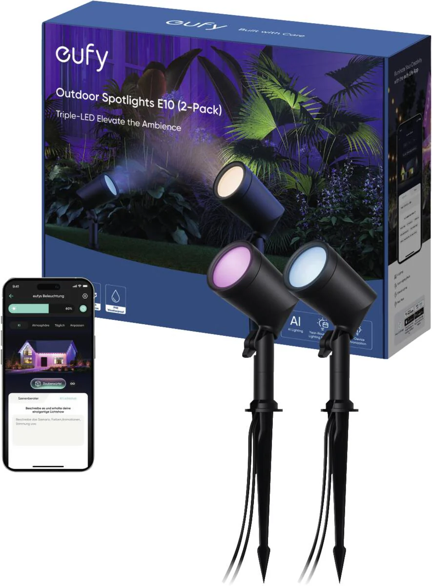 Eufy Outdoor Spot Light (E10) 2-Pack