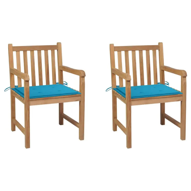 Fijn geschuurde tuinstoelen van duurzaam teakhout voor buitenruimte
