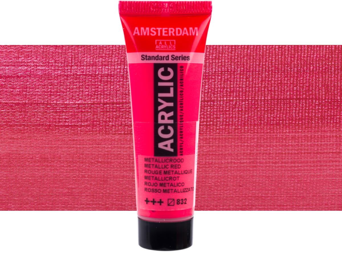 Talens –  Amsterdam acrylverf 20 ml metallic rood