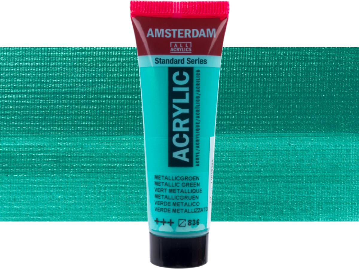 Talens –  Amsterdam acrylverf 20 ml metallic groen