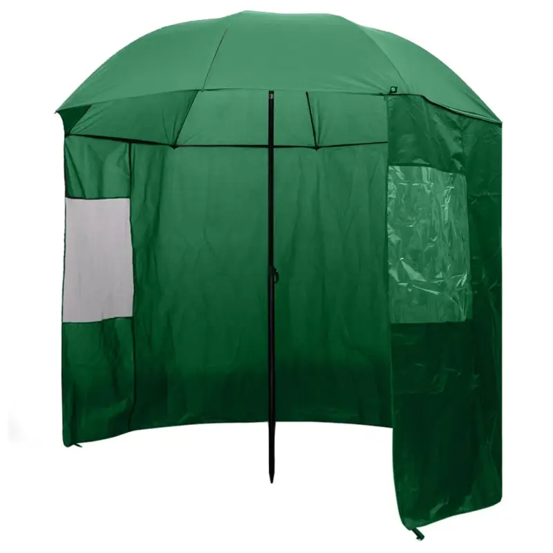 Functionele parasol voor vissers van gepoedercoat staal