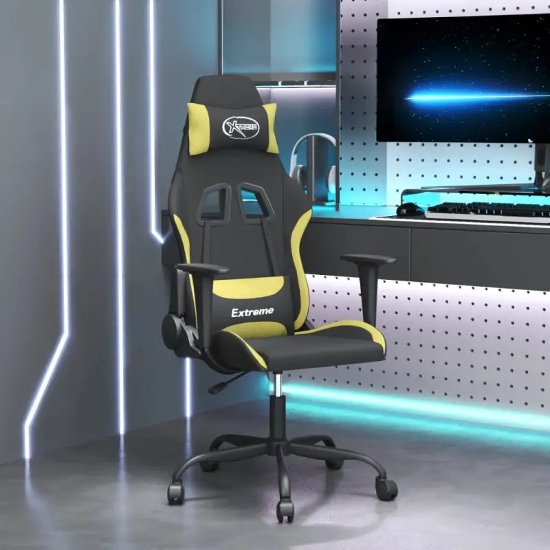 Gamingstoel met duurzame stof en comfortabele totale afmetingen