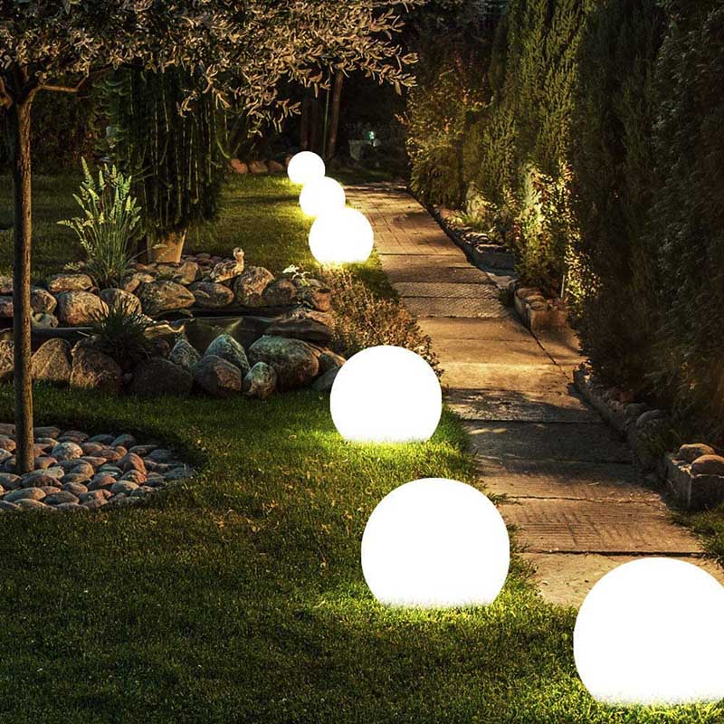 Waterdichte Zonne-Tuinbal Lampen – RGB LED Verlichting voor Buiten