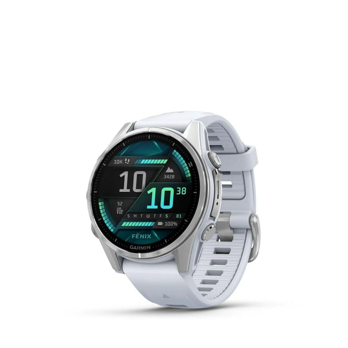 Garmin Fenix 8 43mm RVS Zilver