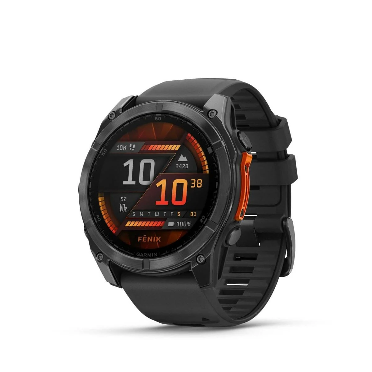 Garmin Fenix 8 51mm RVS Grijs