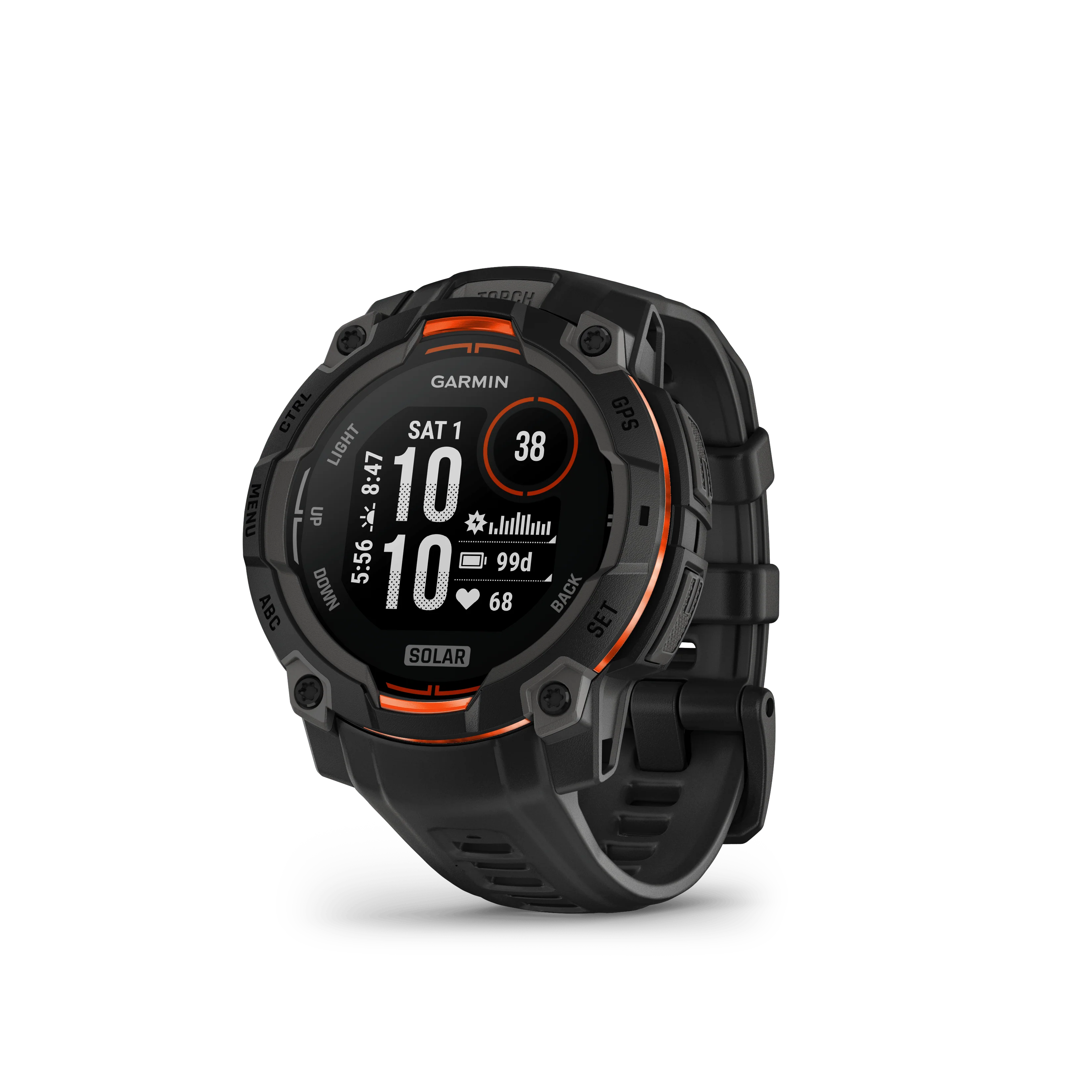 Garmin Instinct 3 45mm Solar Black