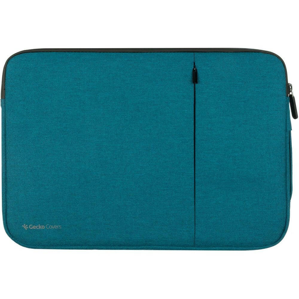 Gecko Universal Eco Laptop Case 13 inch Zipper Sleeve petrol