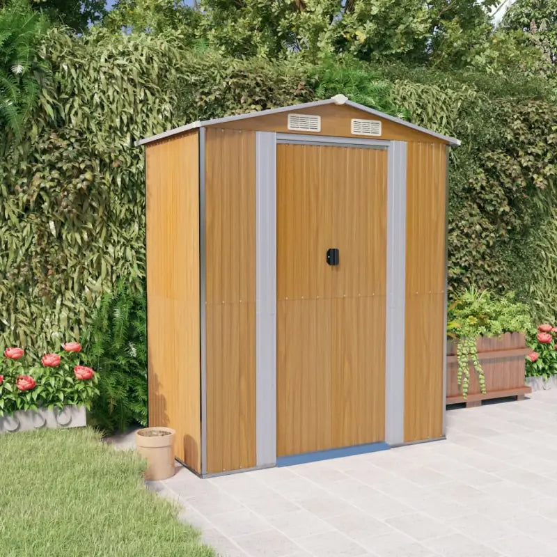 Gegalvaniseerd stalen tuinhuizen met praktische ventilatieopening
