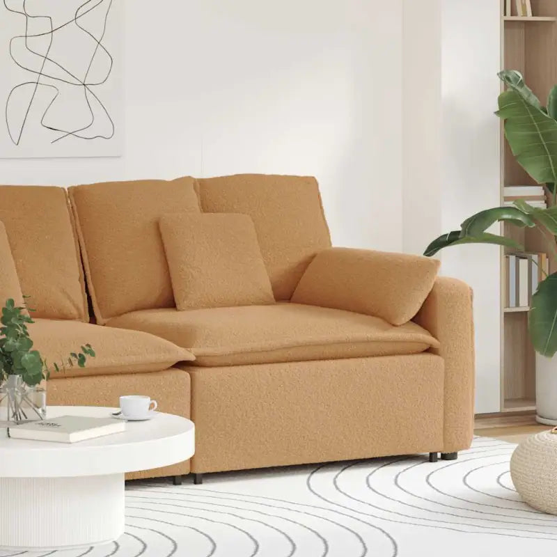 Gekrulde wolachtige bankelementen voor dagelijks gebruik en elegant design