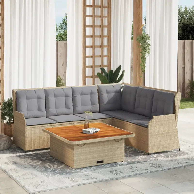 Gepoedercoat staal loungeset met verstelbare tuinbank en ruime afmetingen