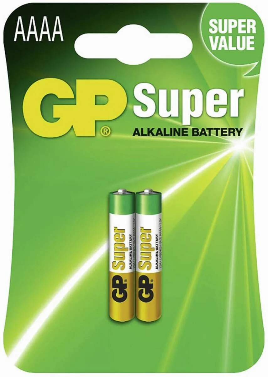 GP Super Alkaline AAAA Batterijen 2-Pack