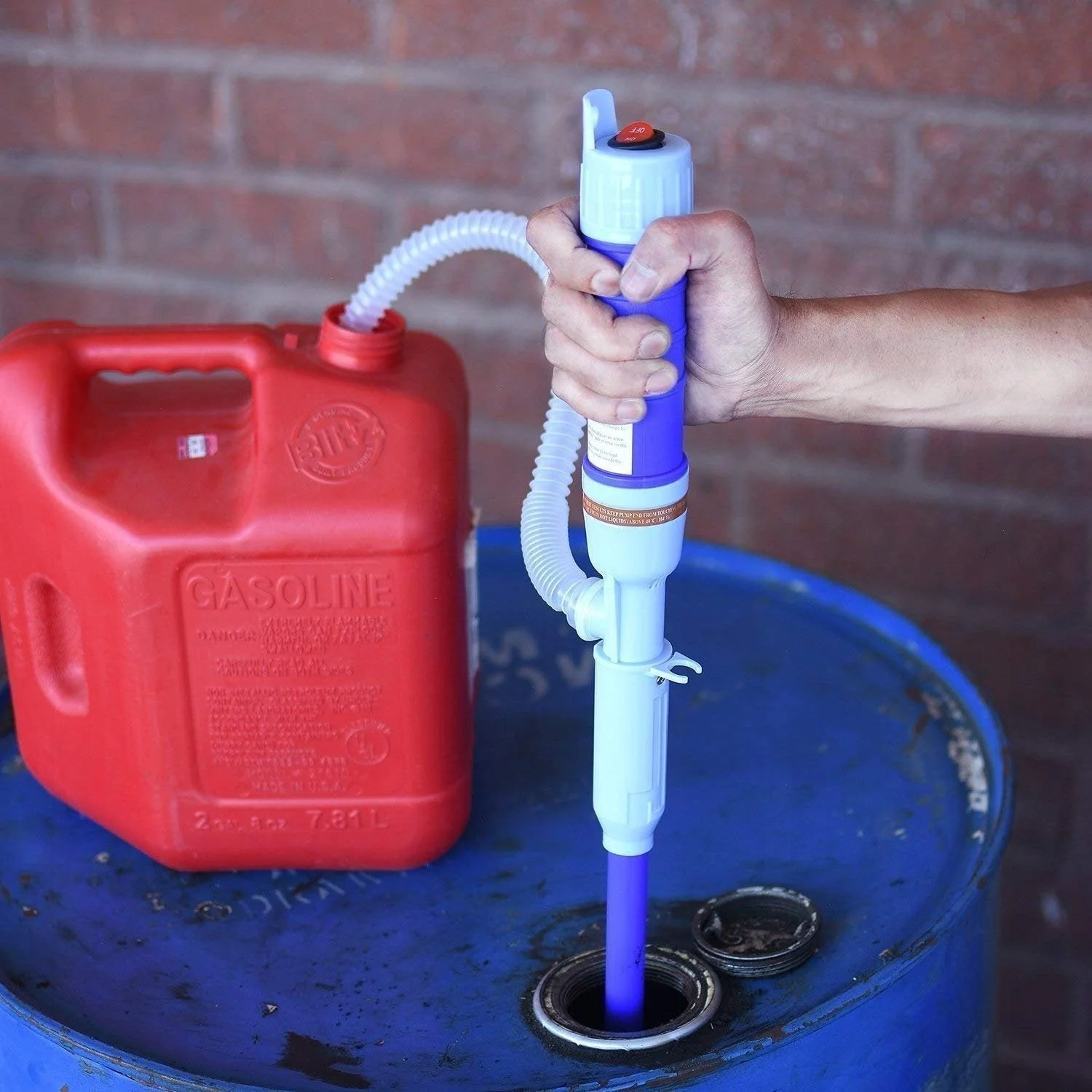 Elektrische Vloeistofoverdrachtpomp – FlowMaster – Snel & Draagbaar – Voor Brandstof, Water en Olie