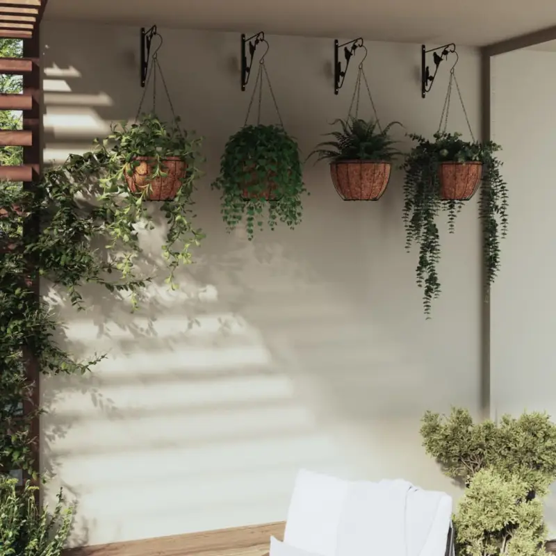 Hangende plantenbakken van gepoedercoated staal voor elegance en duurzaamheid