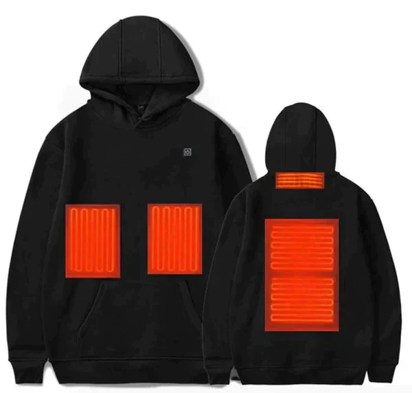 HeatWear Hoodie – Innovatieve Verwarmde Hoodie met Instelbare Temperatuur