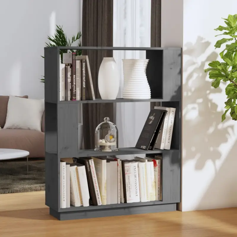 Houten boekenkast van massief grenenhout voor stijlvolle opbergruimte