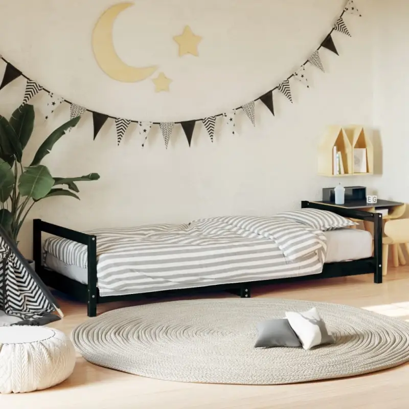 Houten Peuterrandbeden van massief grenenhout met tijdloos design