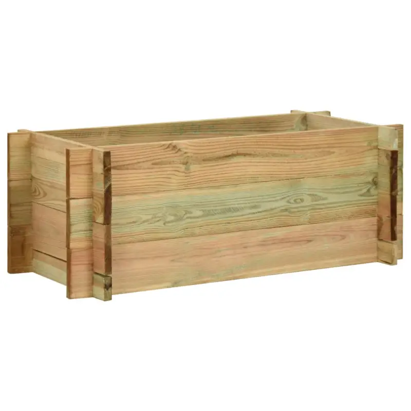 Houten tuinbak voor bloemen en groenten voor terras of tuin