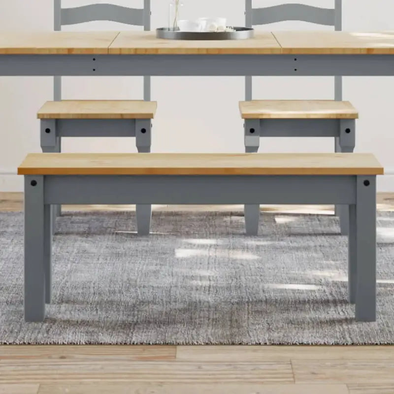 Houten tuinbank van massief grenenhout voor keuken en eetkamer