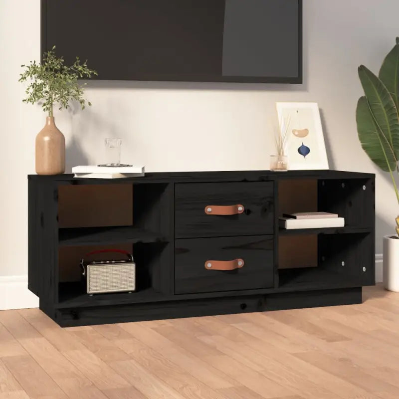 Houten TV-meubel van massief grenenhout met trendy ontwerp