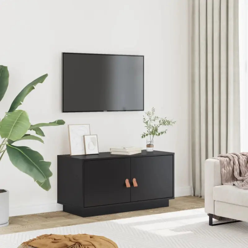 Houten Tv-meubel van massief grenenhout voor een moderne woonkamer