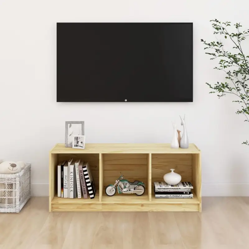 Houten Tv-meubel van massief grenenhout voor elegante inrichting
