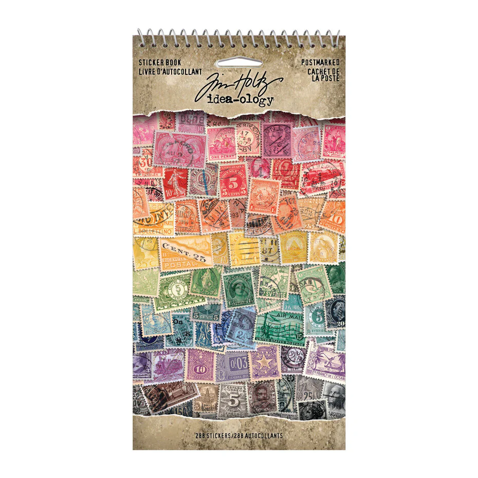 Idea-ology Sticker book Postmarked