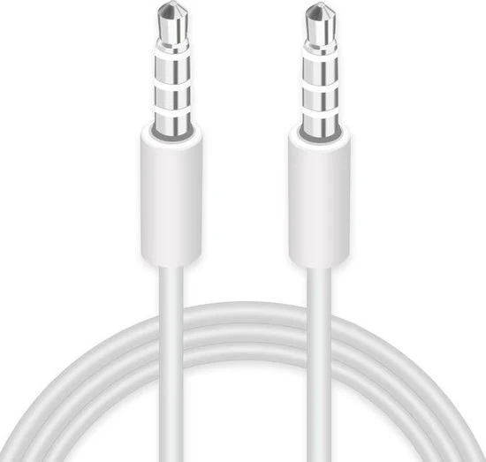 Aux Kabel 3.5mm – 1m – wit