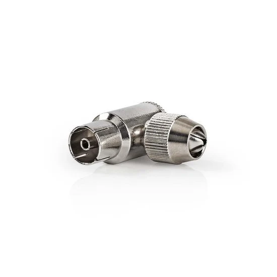 Coax Connector – (Push On, Haaks, Vrouwelijk) – Nedis