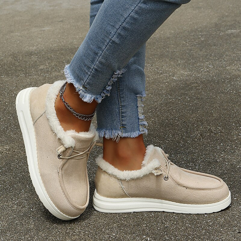 Instap Winter Schoenen voor Dames met Warme Pluche Voering en Antislipzool – CosyStep Maren
