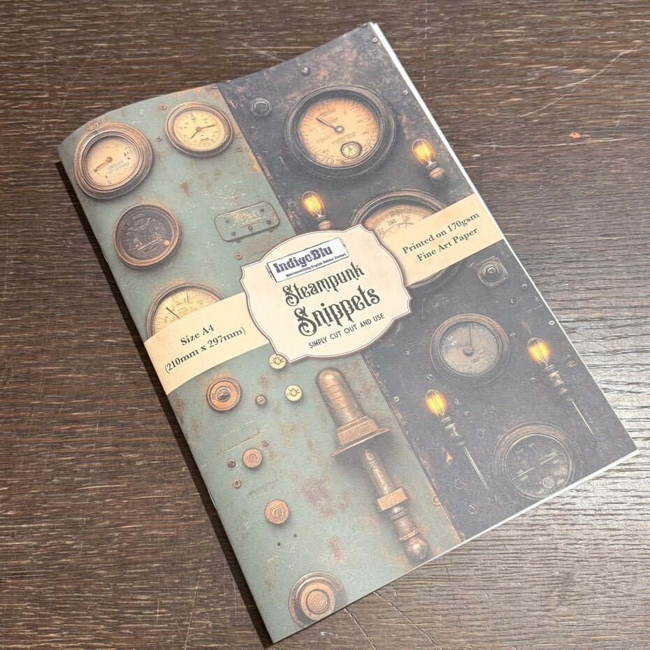IndigoBlu Steampunk Snippets A4 book
