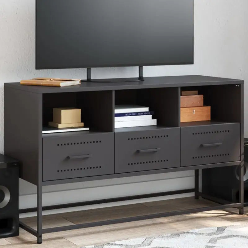 Industriëel TV-meubel van robuust staal voor woon- of slaapkamer