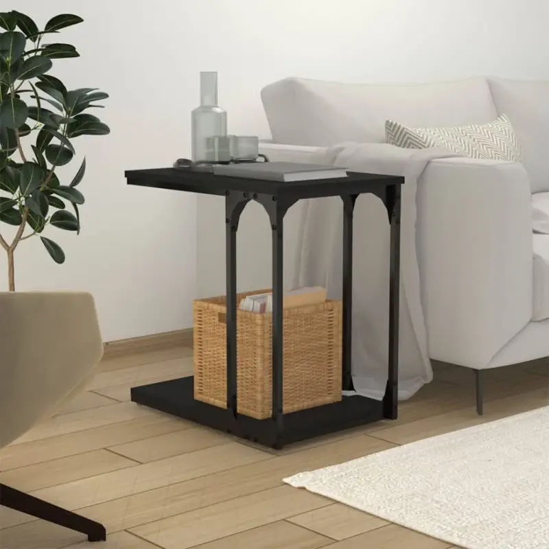 Industriële bijzettafel met bewerkt hout voor een unieke woonkamer look