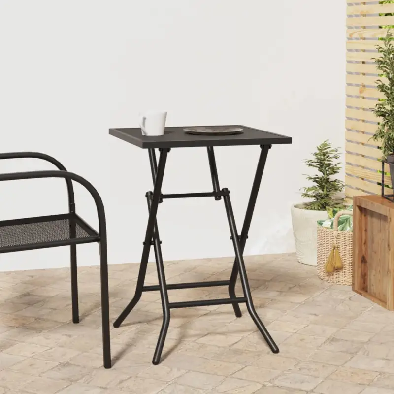 Inklapbare tuintafel met stabiel frame en modern gaas ontwerp